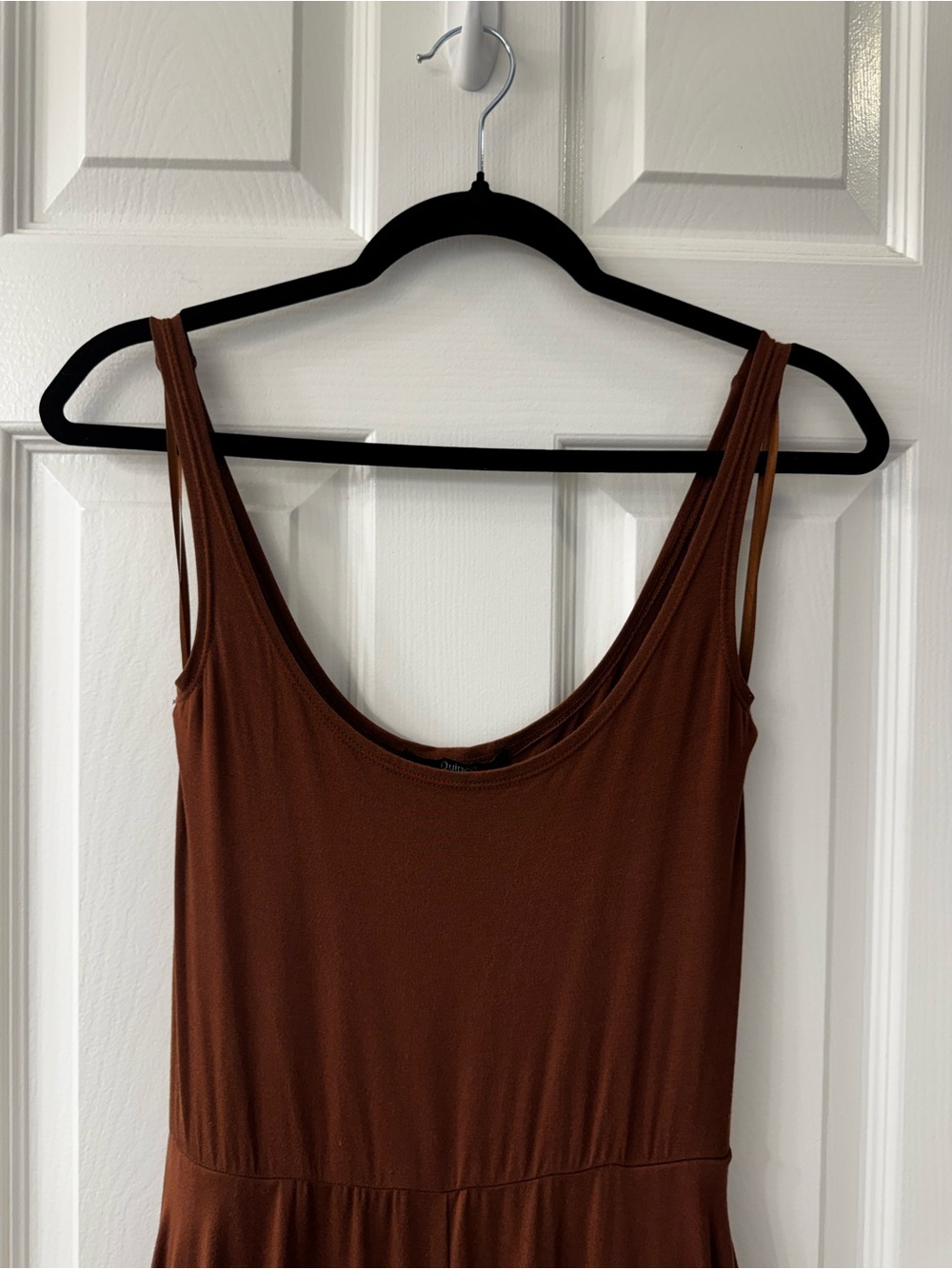 Quince Brown Tencel Jersey Fit & Flare Midi Dress Sz S - Picture 11 of 16